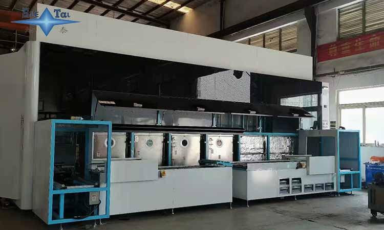 全自動超聲零件清洗機設(shè)備帶沖洗漂干